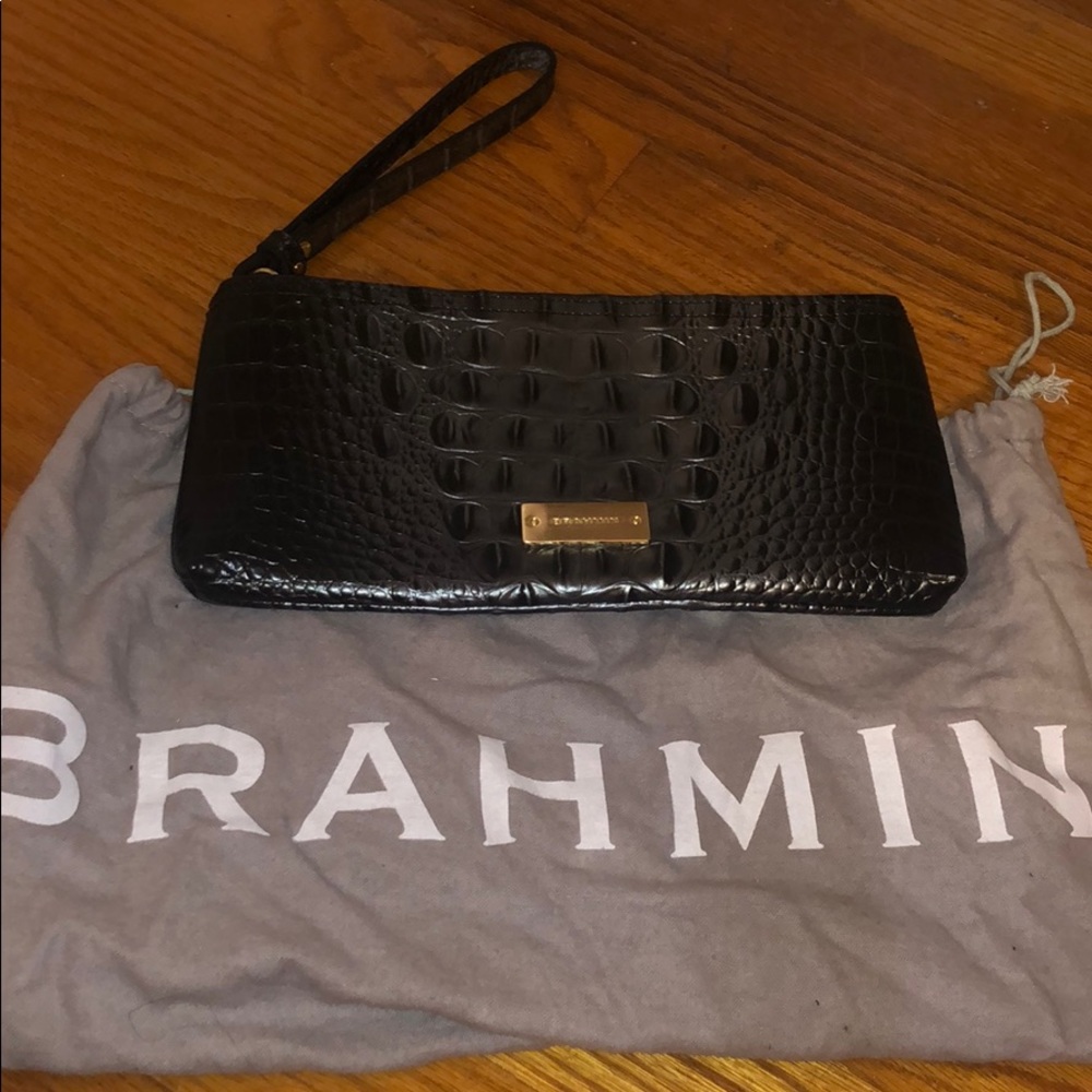 Authentic Brahmin clutch with dustbag included
